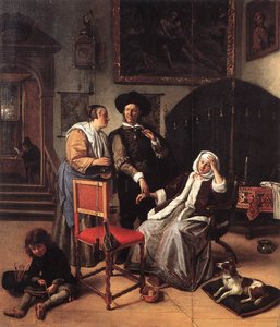 Lægebesøg af Jan Havickszoon Steen
